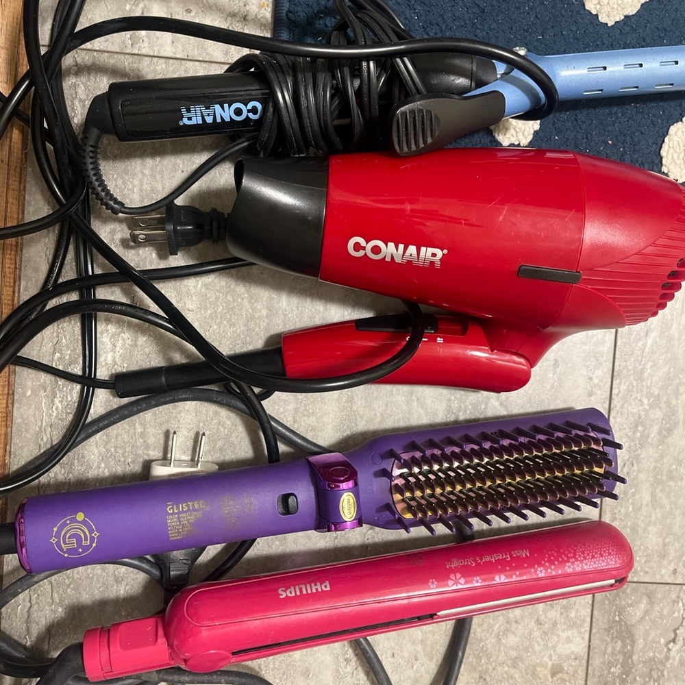 Hair dryer,straightener